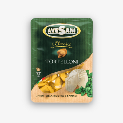 TORTELLONI WITH RICOTTA AND FRESH SPINACH
