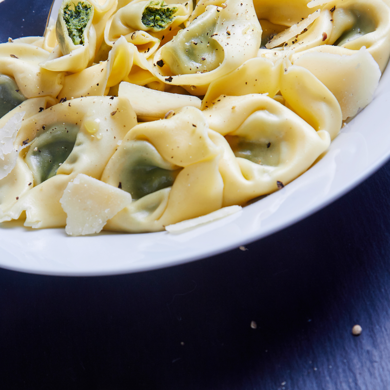 TORTELLONI WITH RICOTTA AND FRESH SPINACH