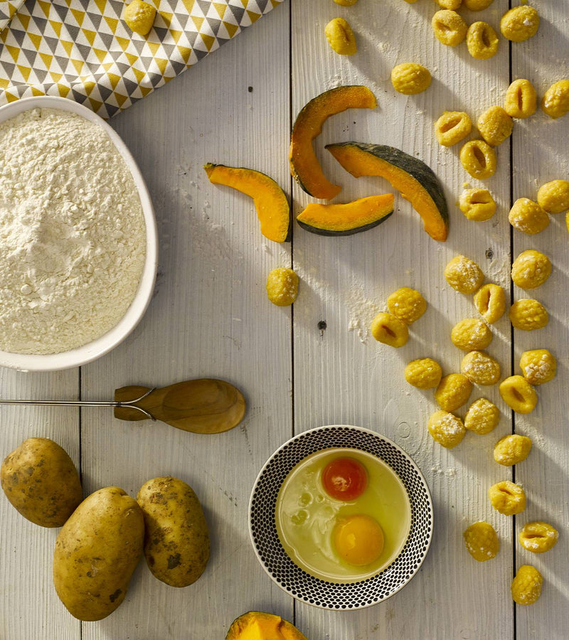 Gnocchi alla Zucca Tradizionali - Potato gnocchi with pumpkin