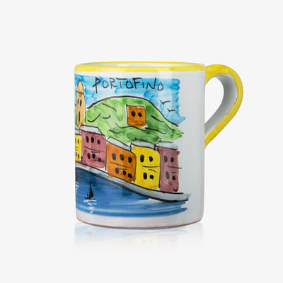 'PORTOFINO MUG' - HAND-PAINTED - Handmadefromitaly.com