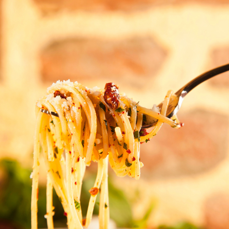 Garlic, Olive Oil and Hot Pepper Dressing