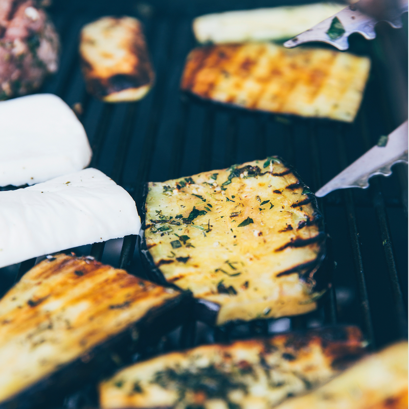 Grilled Eggplant in Olive Oil