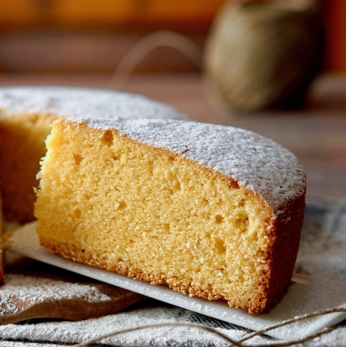 Maranea corn flour cake and Lemon