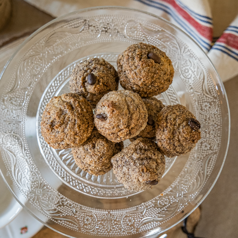 Moka Coffe and Almond Soft Cookies - Dolce Aveja