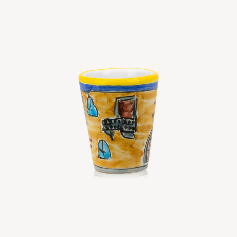 ROMEO AND JULIET HANDMADE PAINTED GLASSES (2 PCS) - Handmadefromitaly.com