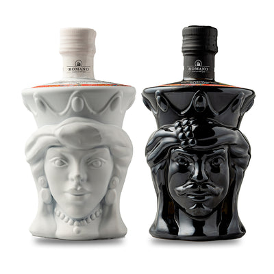 DOP & IGP Extra Virgin Olive Oil in Teste di Moro Bottles