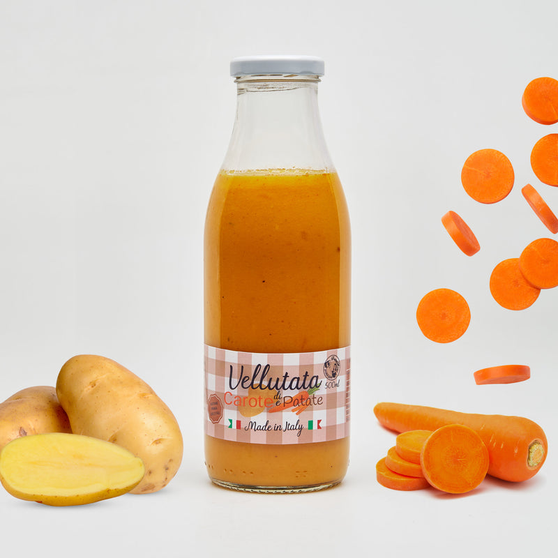 Carrot and Potato Velouté – 100% Natural and Artisanal