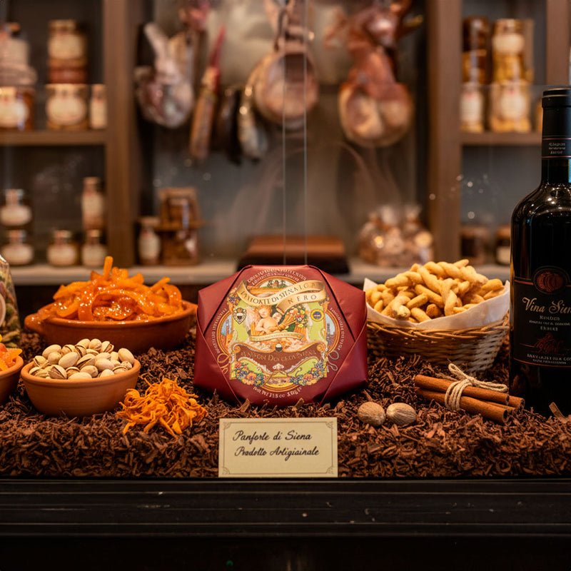 Panforte di Siena IGP Nero – Artisanal Spiced Tuscan Cake 500 gr