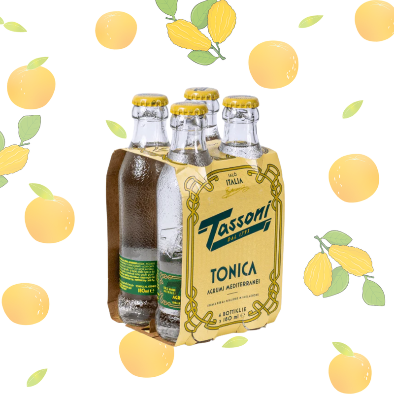 Natural Citron Tonica - Tassoni (4 x 6.09 oz)