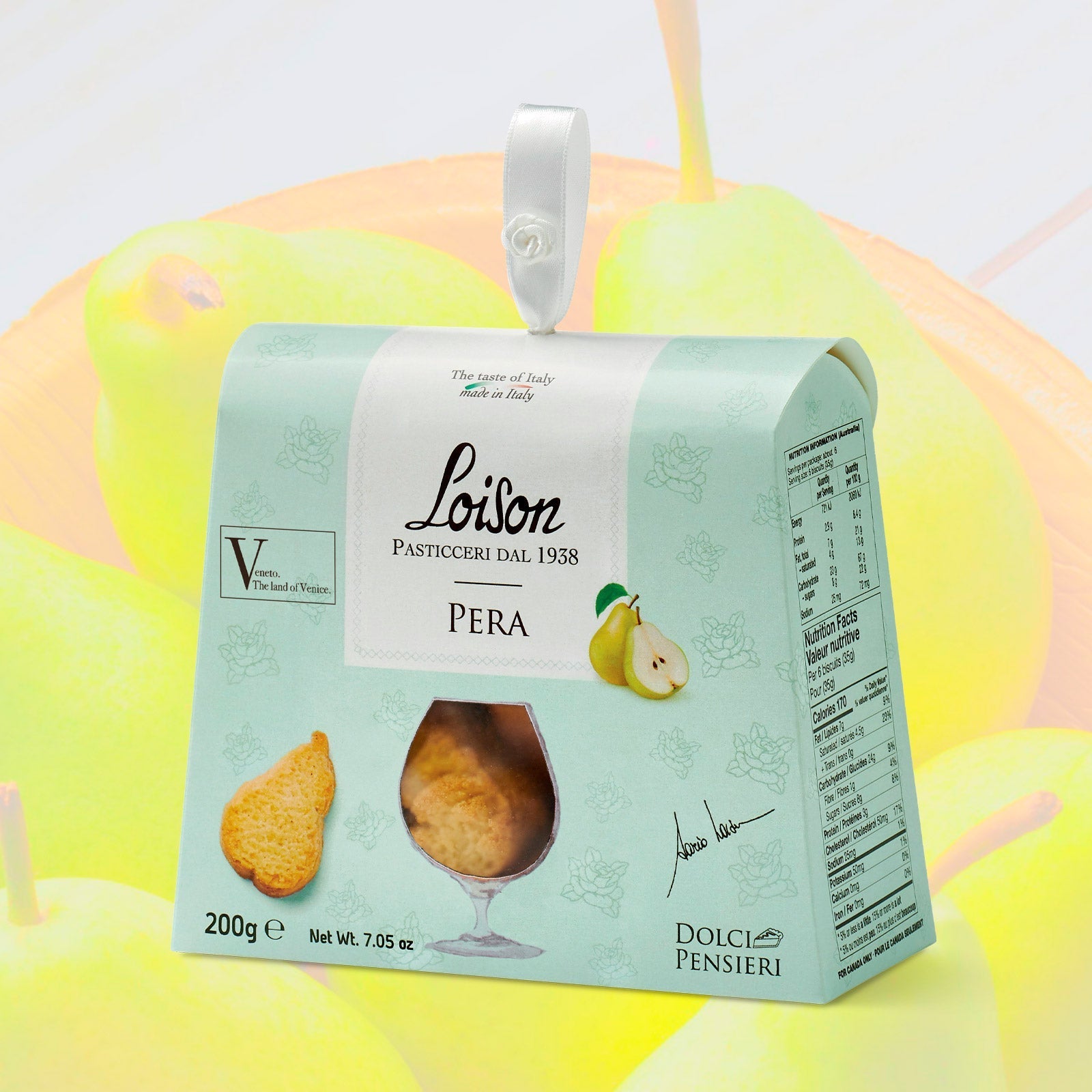 Keks-Birnen-Geschenkboxen von Loison Pasticceria