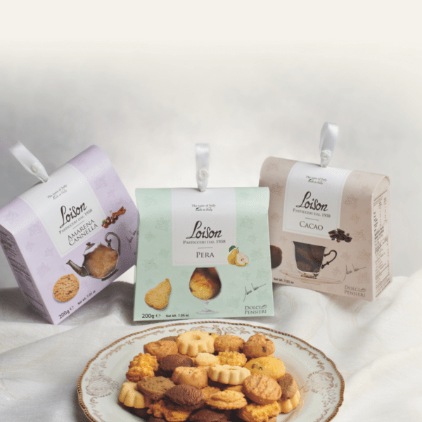 Keks-Birnen-Geschenkboxen von Loison Pasticceria